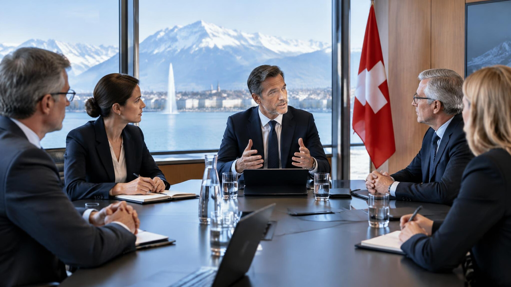 swiss corporate board meeting