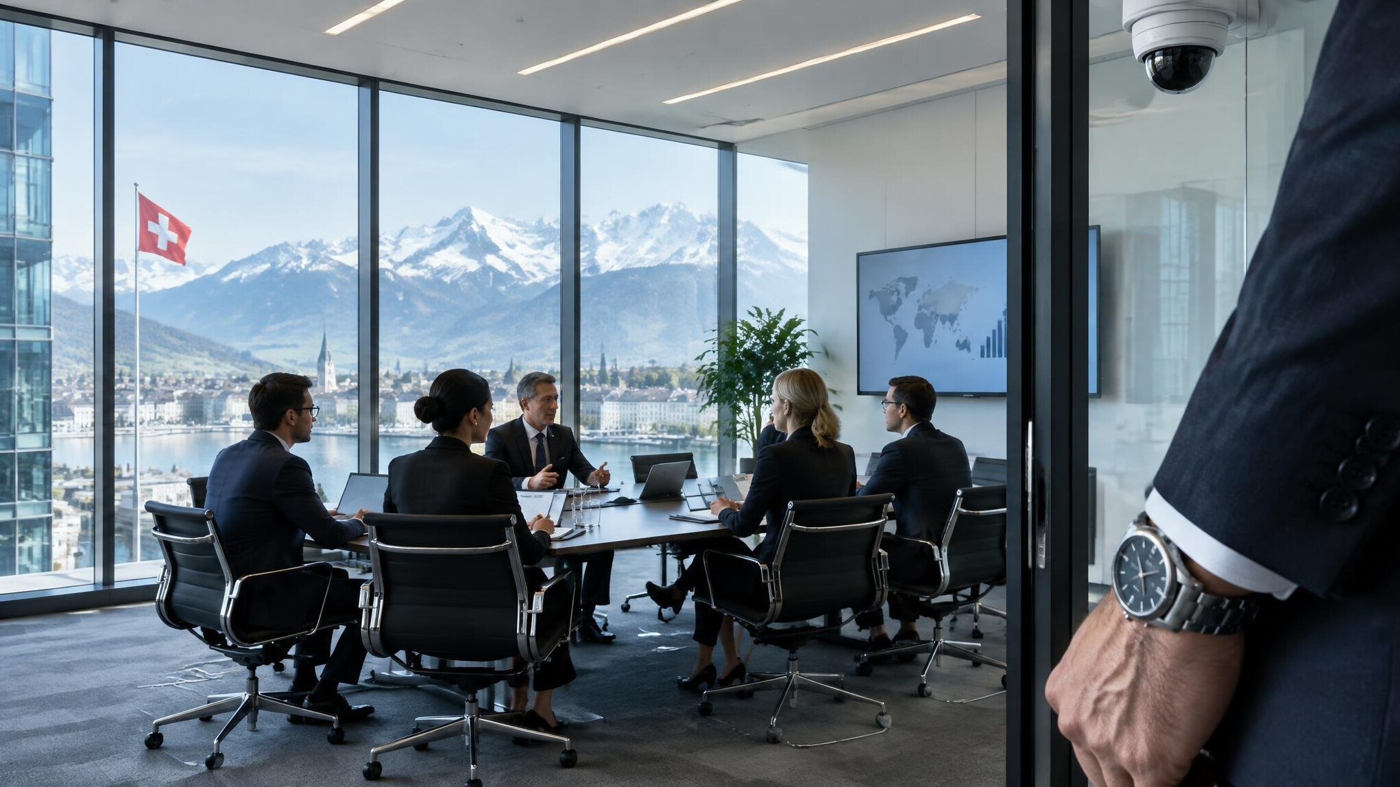 swiss corporate building